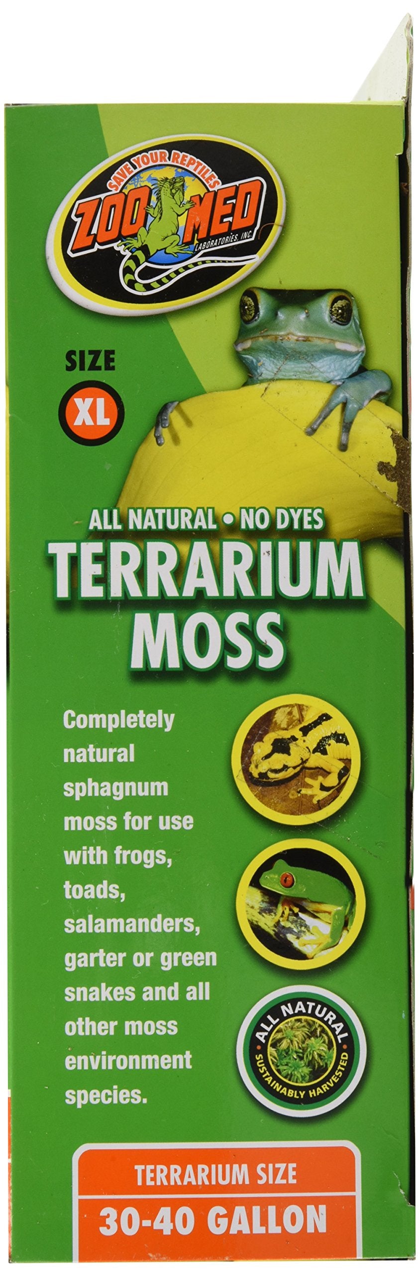 Zoo Med Laboratories Natural Terrarium Moss Reptile Substrate - 30-40 Gallons  