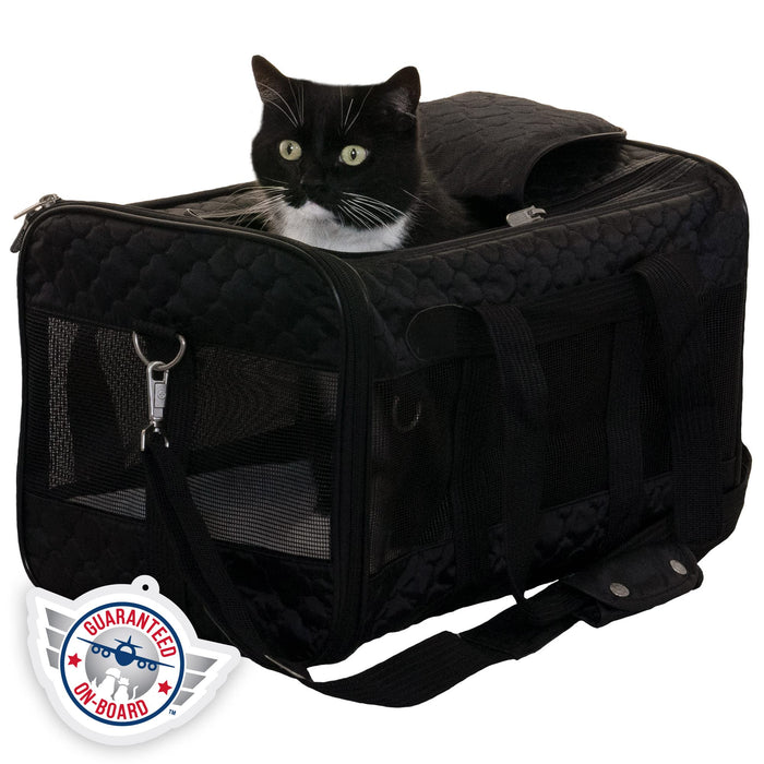 Sherpa Original Deluxe Airline Approved Travel Pet Carrier - Black - Medium