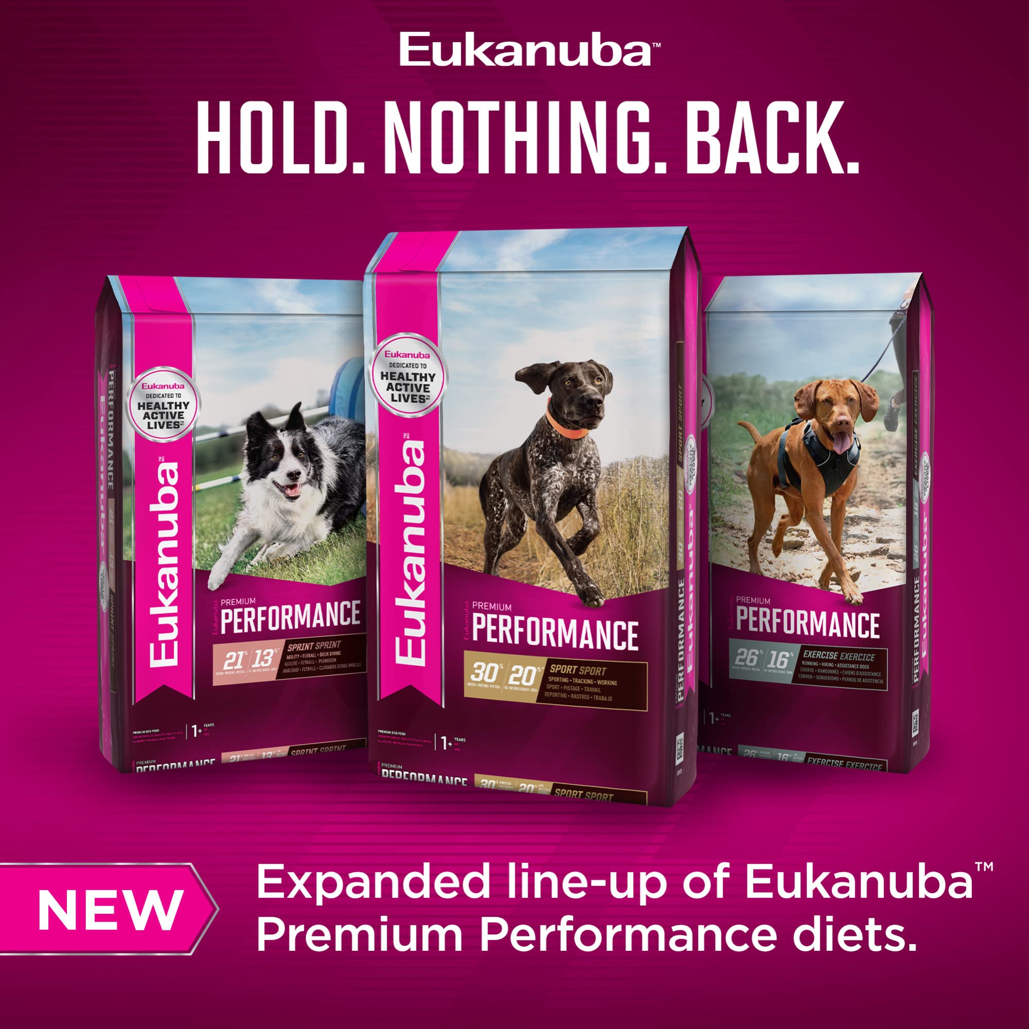 Eukanuba Premium Performance 26/16 Exercise Dry Dog Food - 28 Lbs  