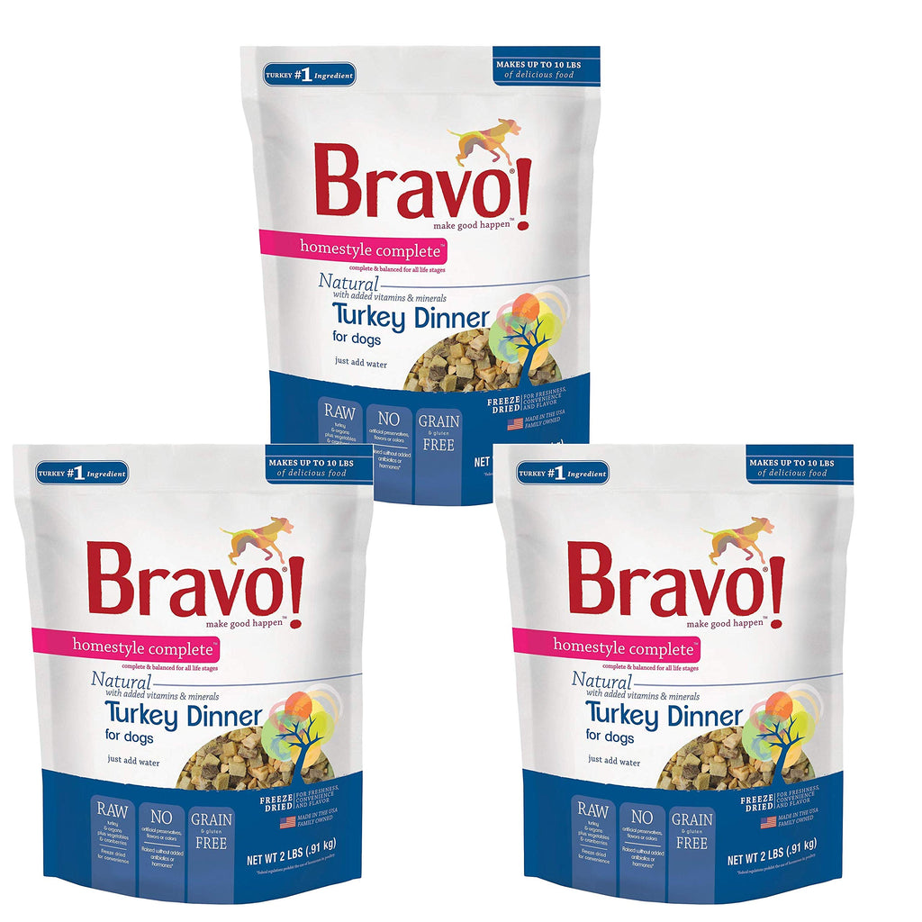 BRAVO! Bonus Bites Freeze-Dried Turkey Hearts Crunchy Dog Treats - 2 Oz  