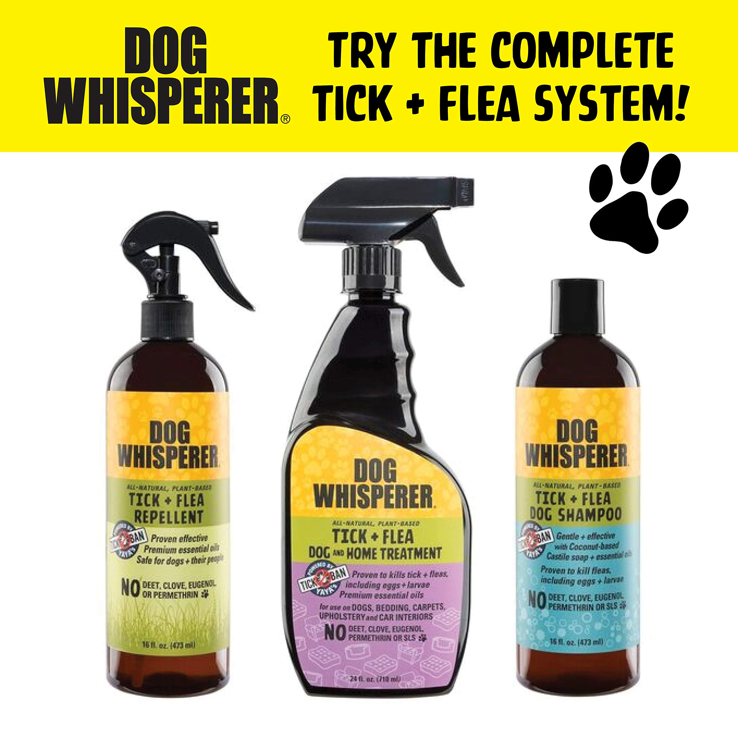 YAYA Organics Dog Whisperer All-Natural Plant-Based Flea and Tick Dog Shampoo - 16 Oz  