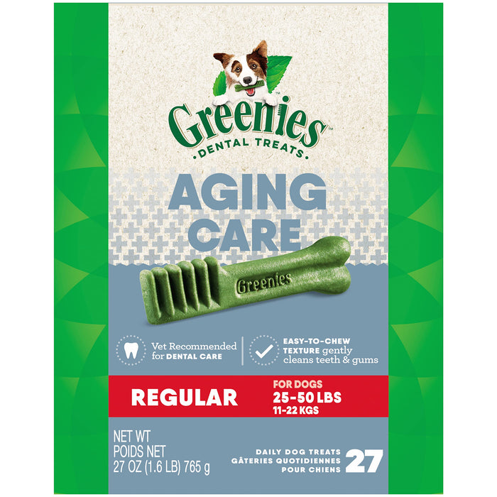 Greenies Aging Care Crunchy Dog Treats - 27 Oz - Regular