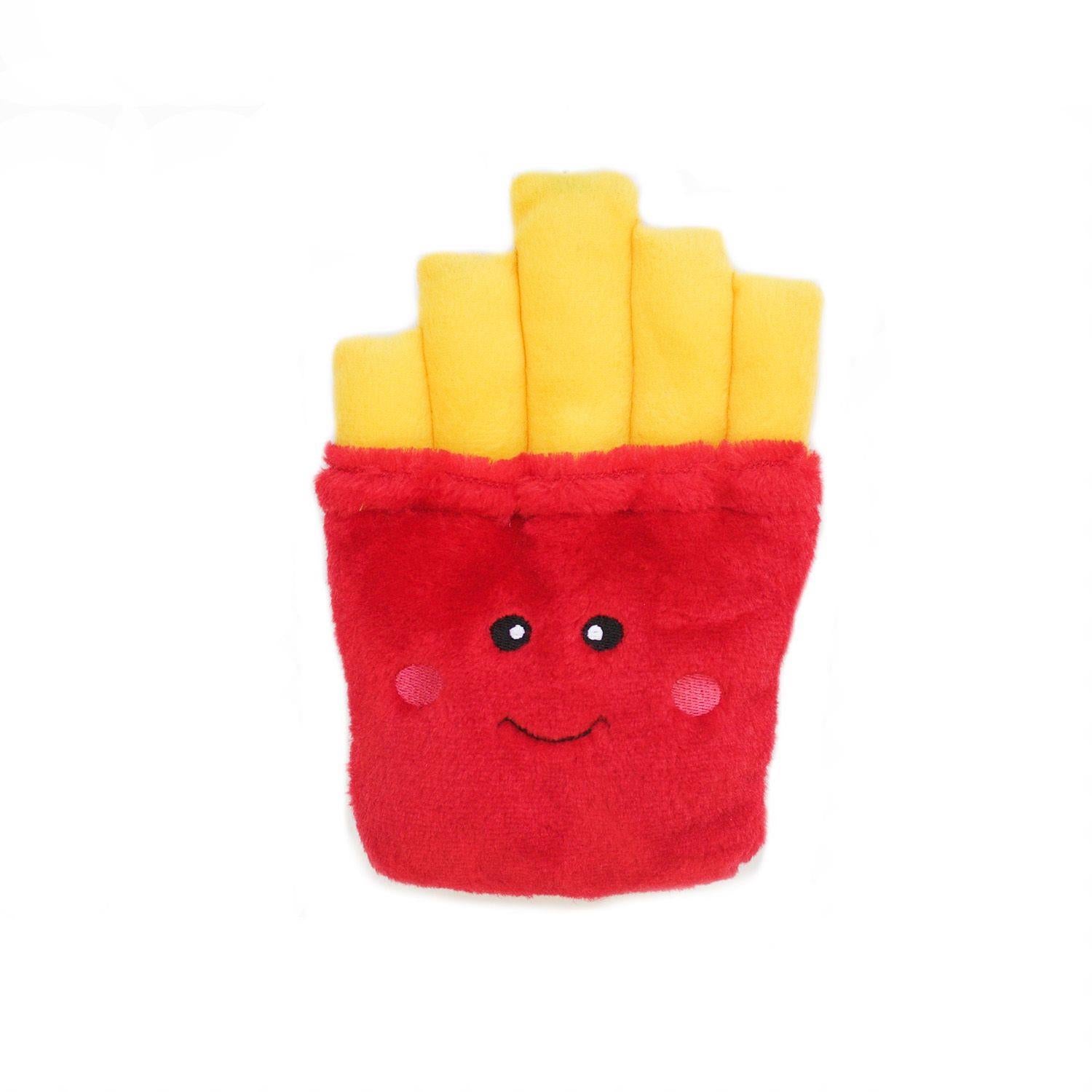 Zippy Paws NomNomz Fries Squeak and Plush Dog Toy  