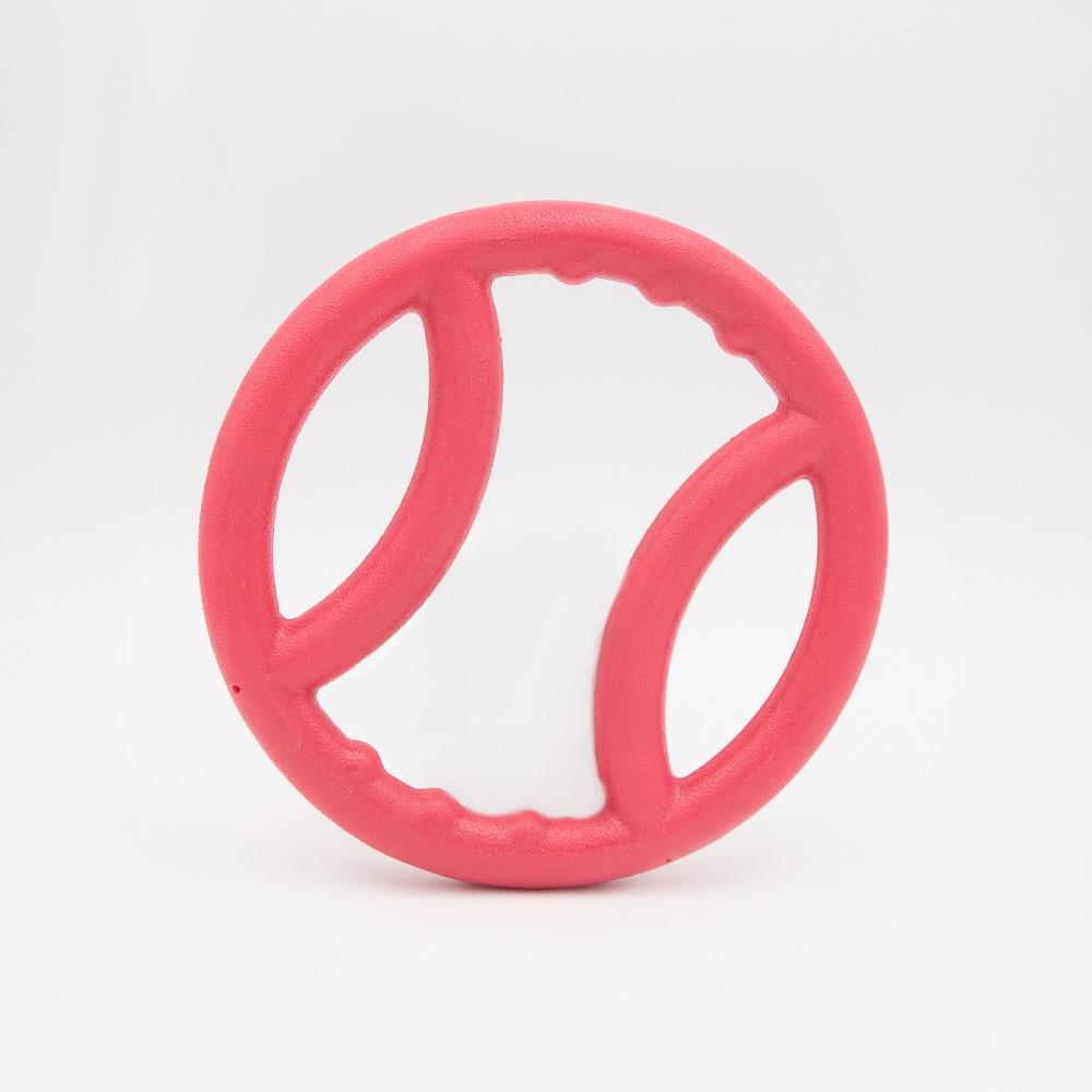 Zippy Paws ZippyTuff Squeaky Ring Fetch Dog Toy - Pink - Medium  