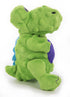 GoDog T-Rex Squeak and Plush Dog Toy with Chew-Guard Tech - Lime - Extra Small  