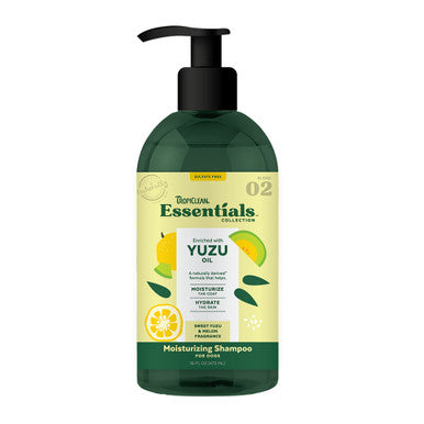 Tropiclean Essentials Collection Yuzu Oil and Melon Moisturizing Dog Shampoo - 16 Oz
