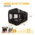 Sherpa Original Deluxe Airline Approved Travel Pet Carrier - Black - Medium  