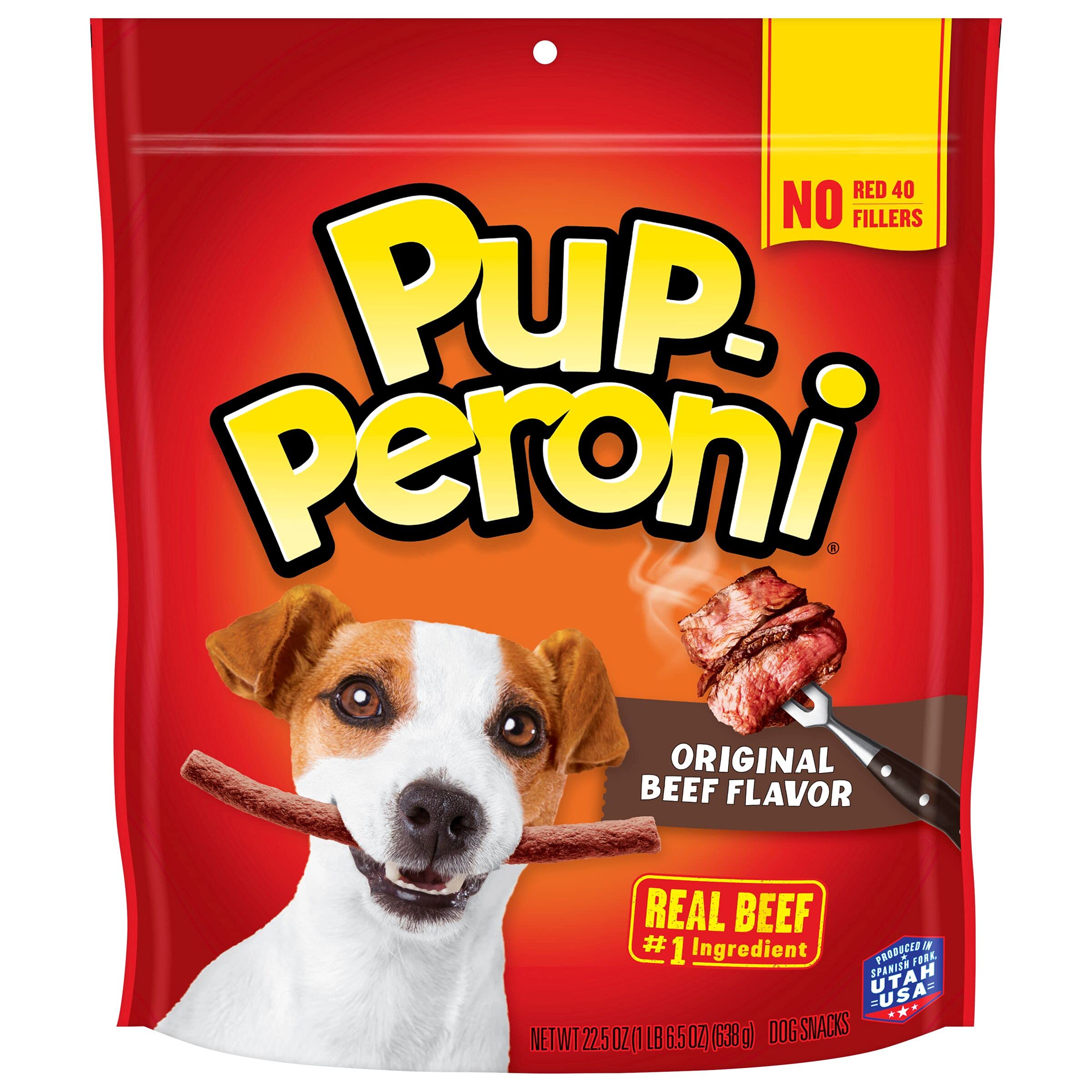 Pup-Peroni Original Beef Flavored Soft and Chewy Dog Treats - Mini - 5.6 Oz - Case of 8  