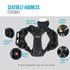 Sherpa Crash Tested Safety Seatbelt Safety Car Harness - Black - Medium  