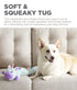 Outward Hound Longidude Unicorn Squeak and Tug Nylon and Plush Dog Toy - Extra Long  