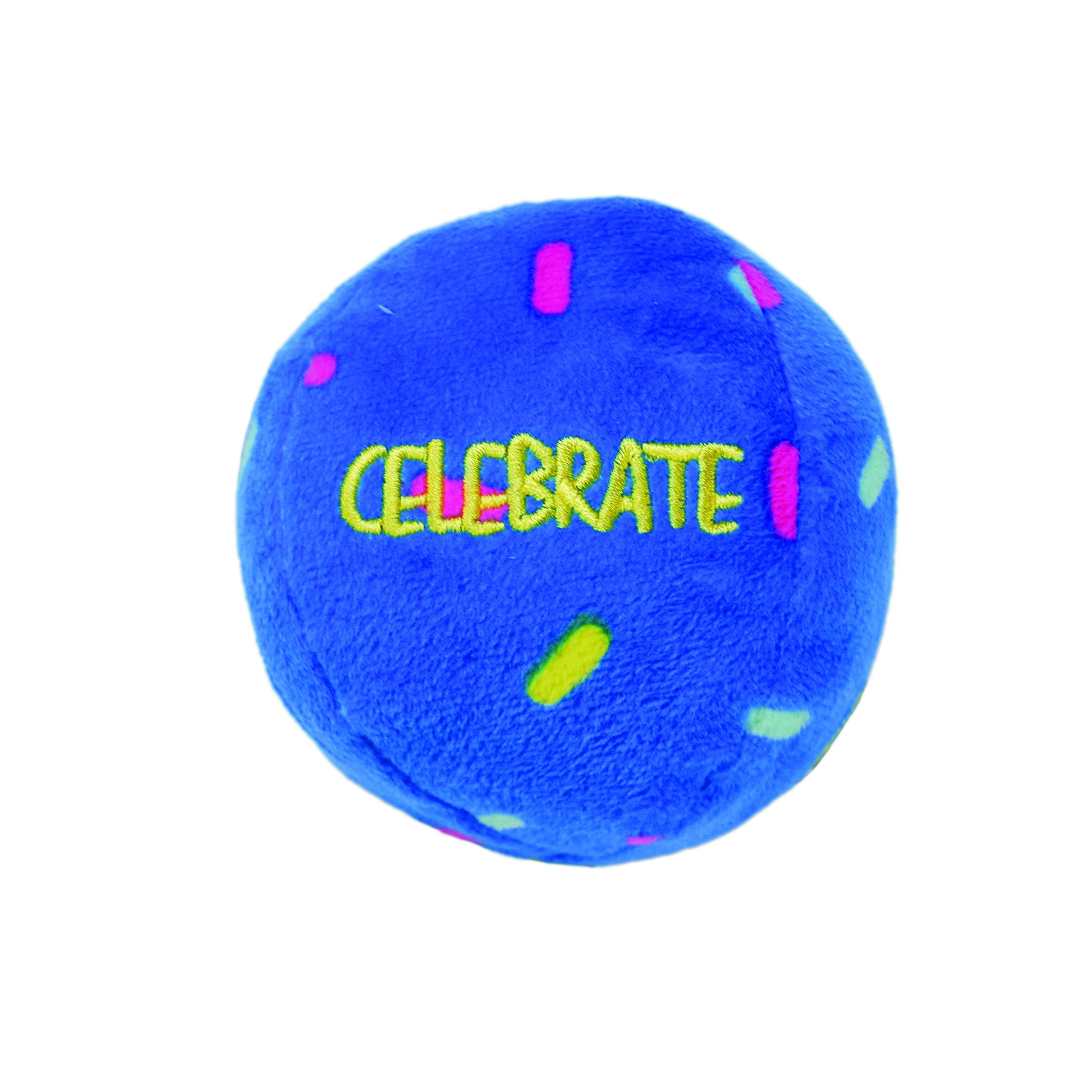 Kong Occasions Birthday Balls Squeaking Dog Toy - Small - 2 Pack  