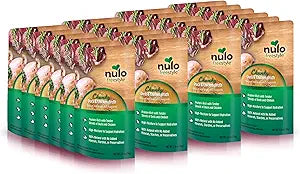 Nulo Freestyle Chunky Duck and Chicken Broth with Ginger and Chamomile Wet Cat Food Topper Pouch - 2.8 Oz - Case of 24 Default Title