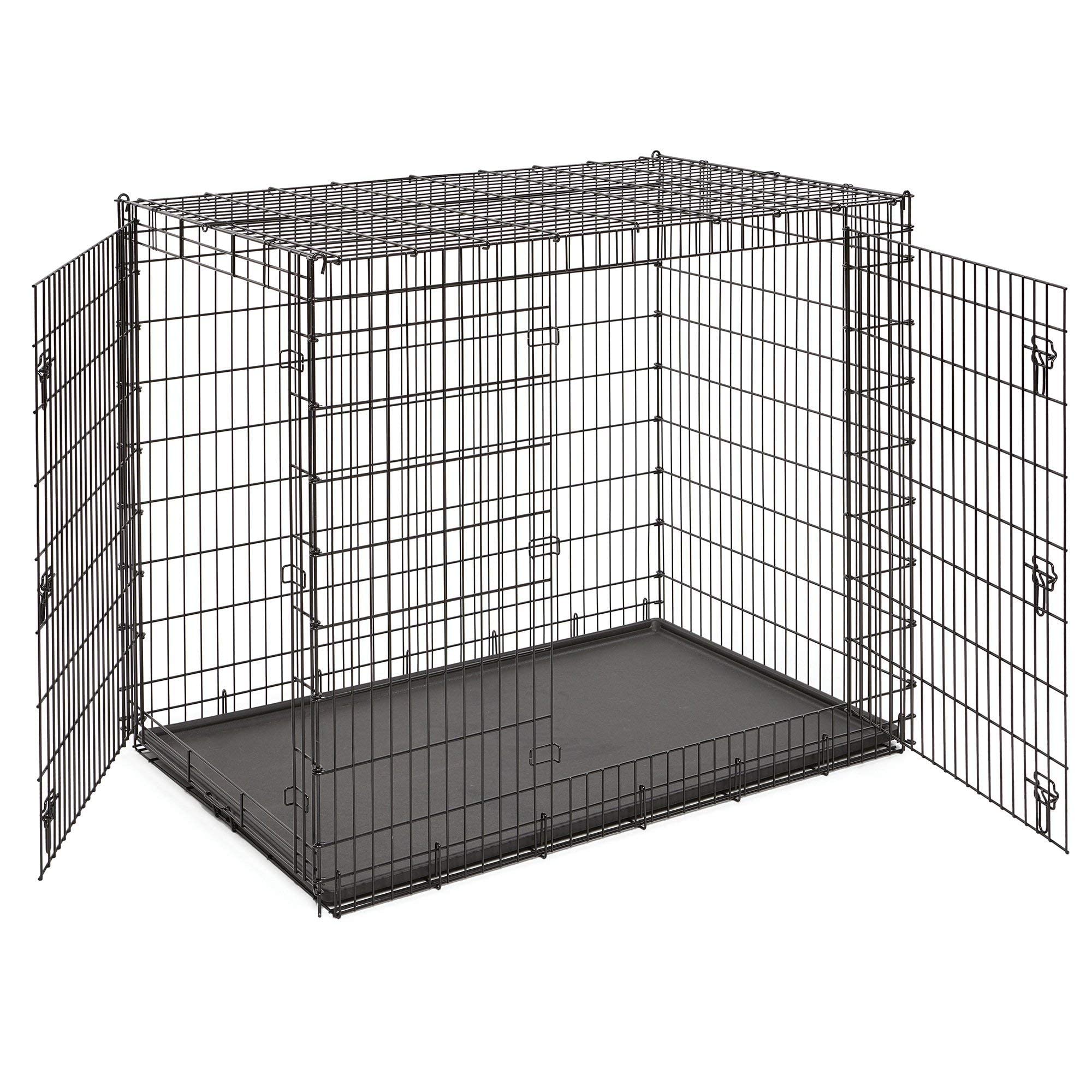 Midwest Ginormous Metal Folding Double Door Dog Crate - 54