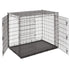 Midwest Ginormous Metal Folding Double Door Dog Crate - 54" X 37" X 45" Inches  