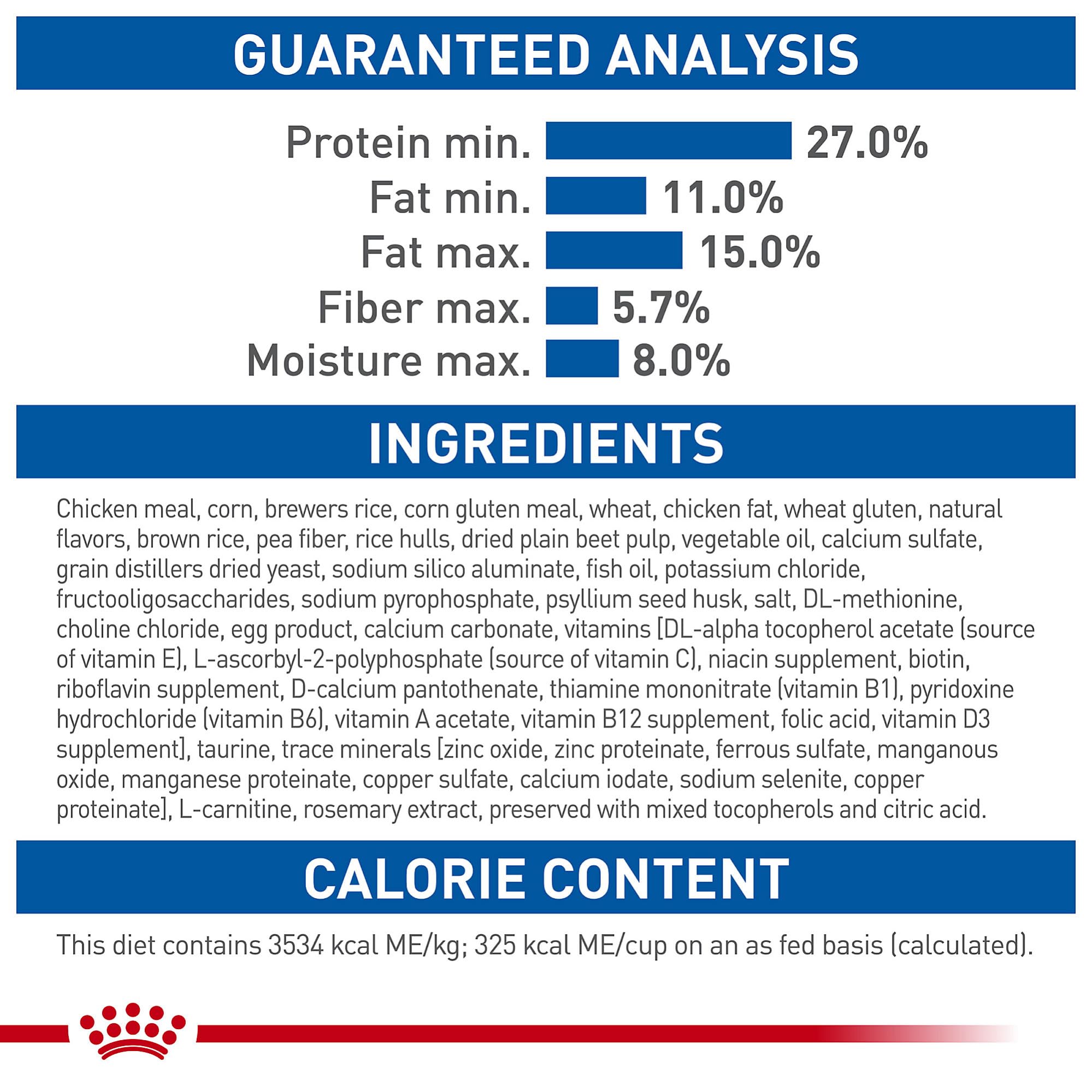 Royal Canin Feline Health Nutrition Indoor Adult Dry Cat Food - 3 Lbs  