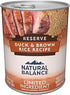 Natural Balance Limited Ingredient Diet Reserve Duck and Brown Rice Adult Canned Dog Food - 13 Oz - Case of 12 Default Title