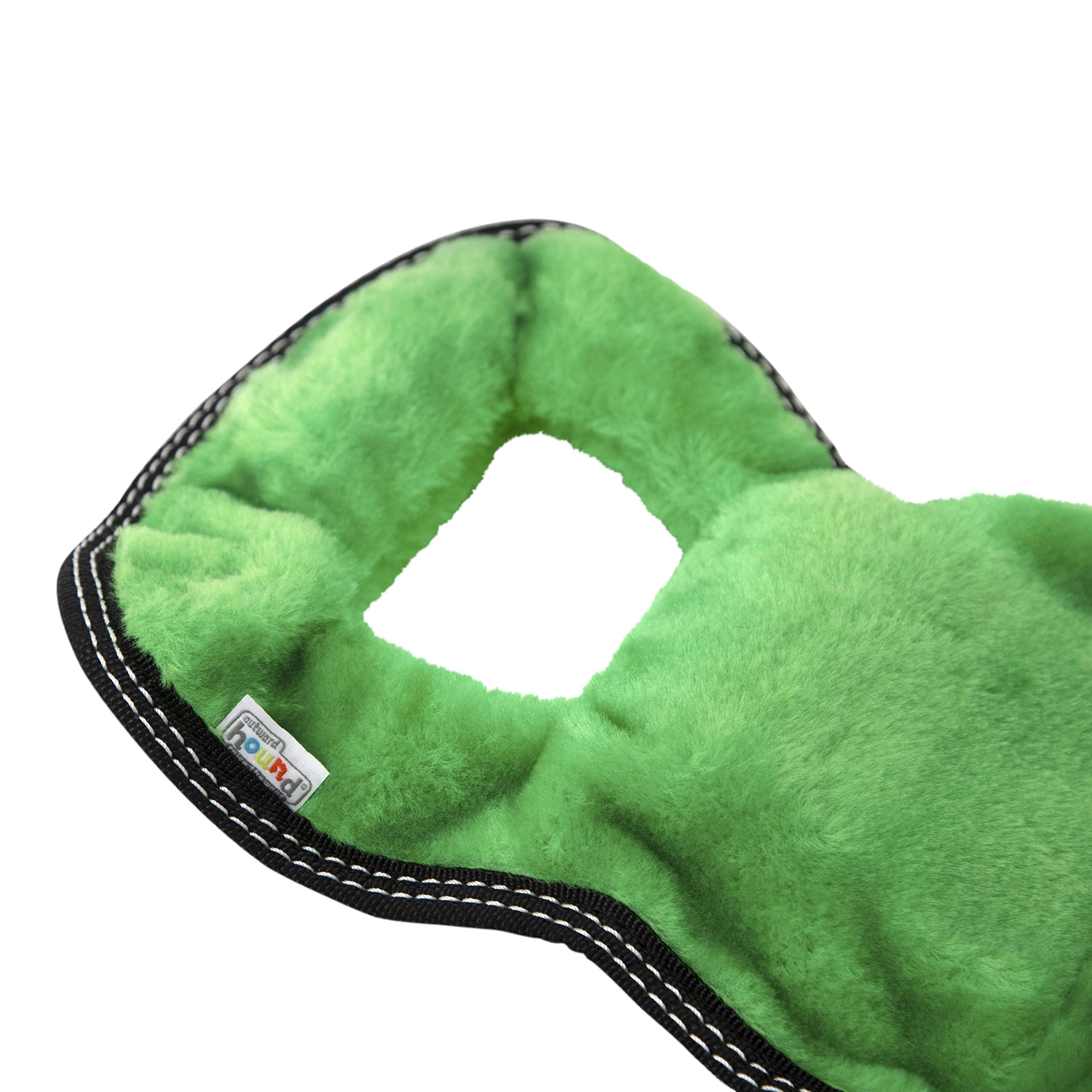 Outward Hound Tough Seamz No-Stuffing Gator Invinceable Squeaker Soft Dog Toy - Small  