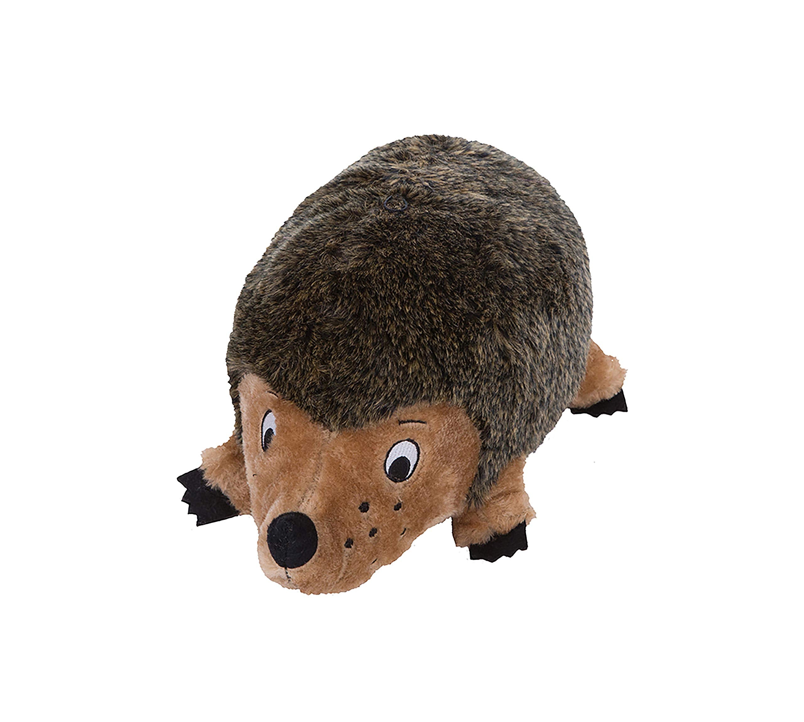 Outward Hound Hedgehogz Squeak and Plush Dog Toy - Brown - X-Large  