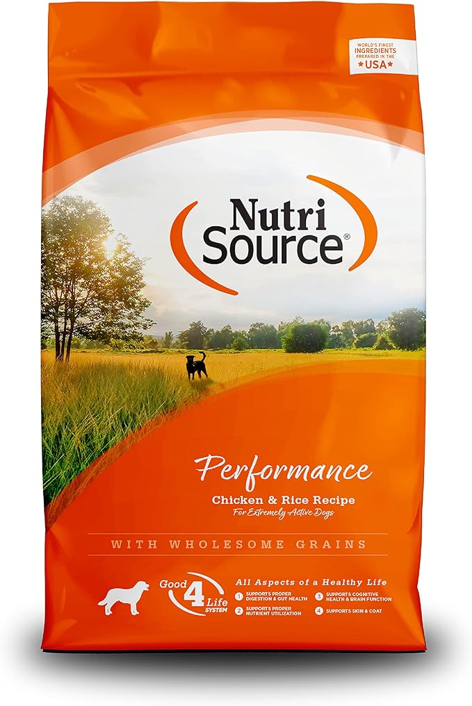 Nutrisource Chicken and Rice Recipe Breeder Bag Dry Dog Food - 40 Lbs