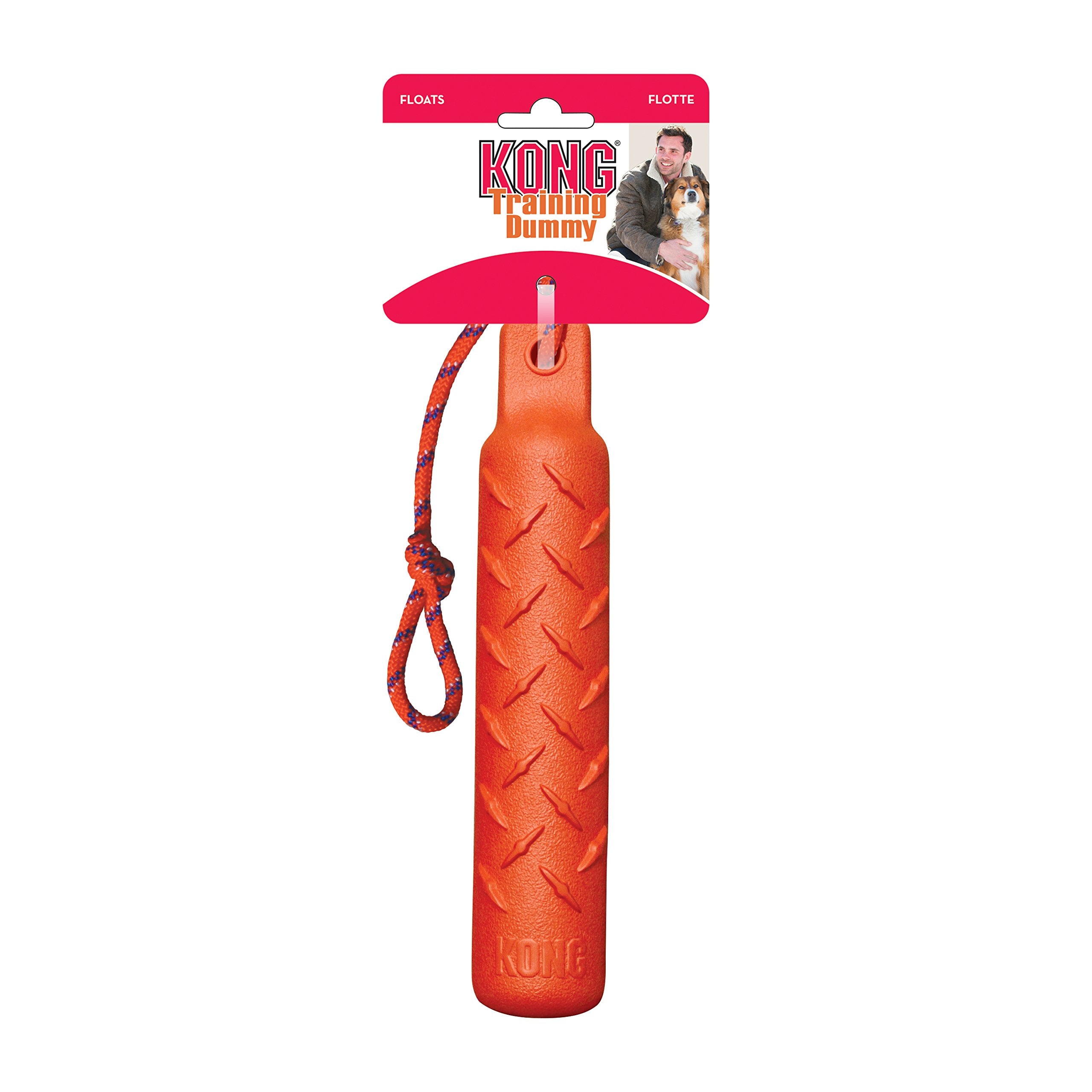 Kong Training Dummy Foam and Rope Tug and Fetch Floating Dog Toy - Large  