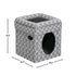 Midwest Curious Cat Cube Condo Furniture - Gray - 16.5" X 16.5" X 16.5" Inches  