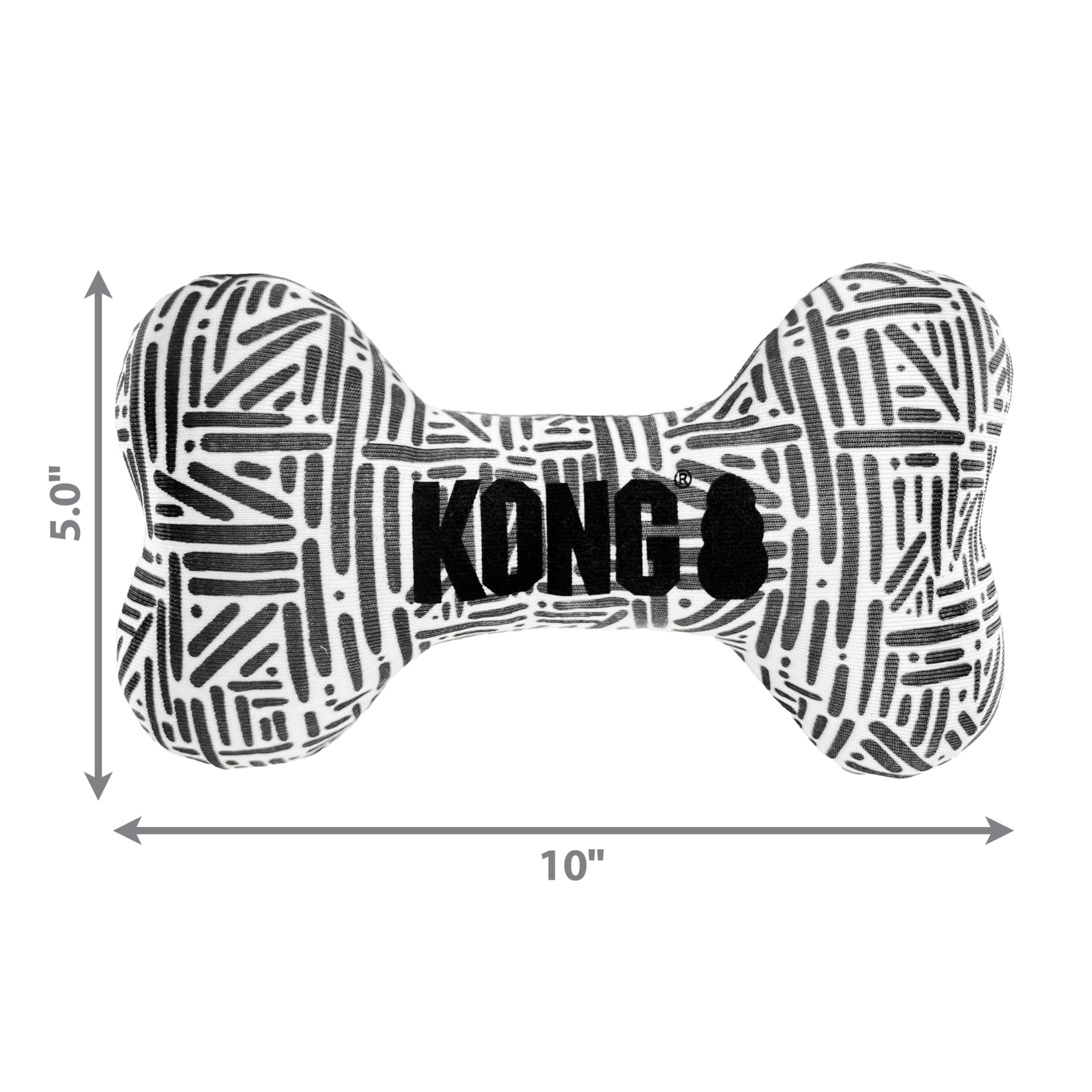 Kong Maxx Bone Puncture-Resistant Squeak and Fetch Nylon Dog Toy - Small/Medium  