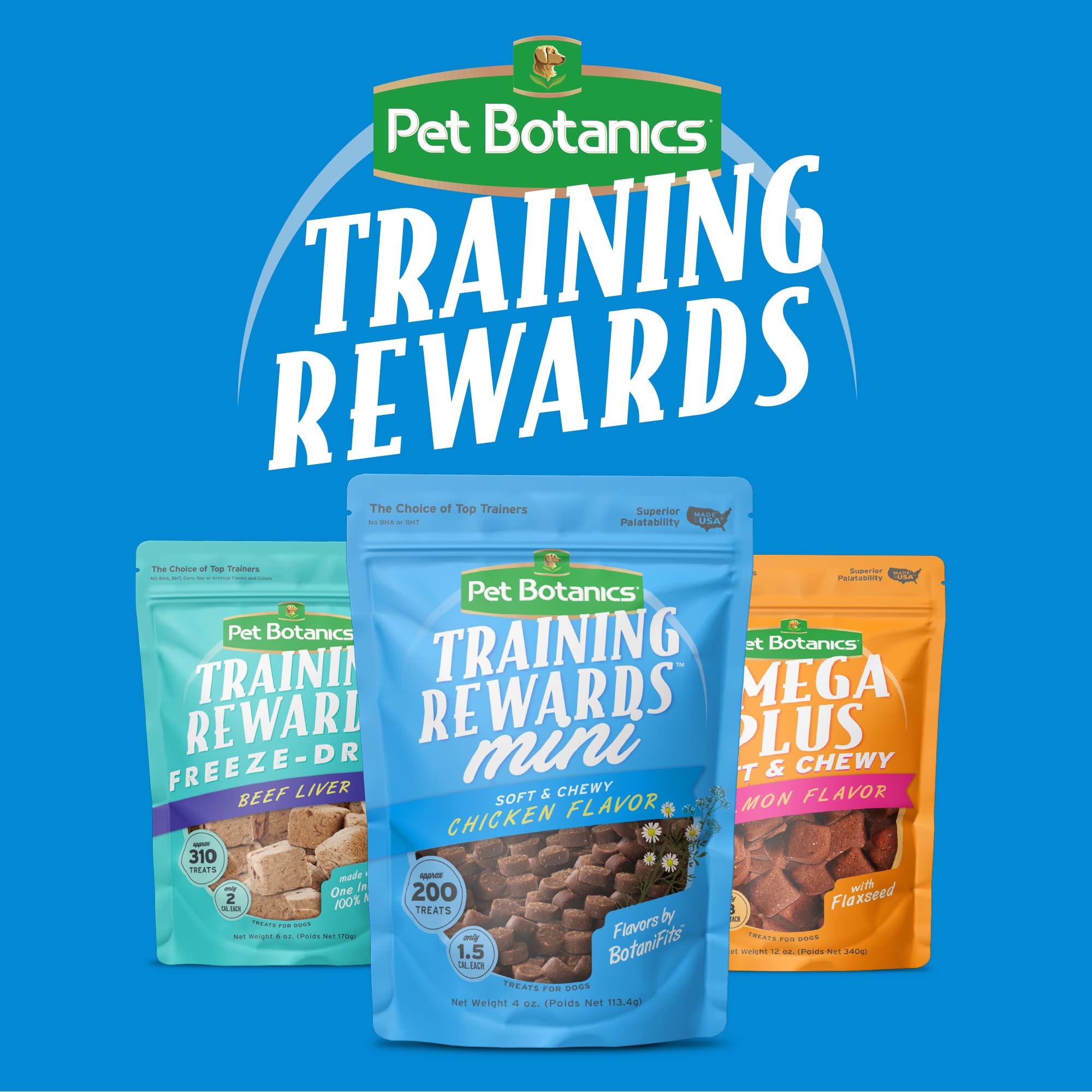 Pet Botanics Training Rewards Grain-Free Chicken Soft and Chewy Dog Treats - Mini - 4 Oz  