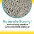 Purina Tidy Cats Naturally Strong All-Natural Scooping Unscented with Odor Absorbing Charcoal Clay Multi-Cat Litter - 35 Lbs  