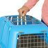 Midwest Spree Top Loading Double Door Travel Dog Kennel Carrier - Blue - 24" X 15.5" X 15" Inches  