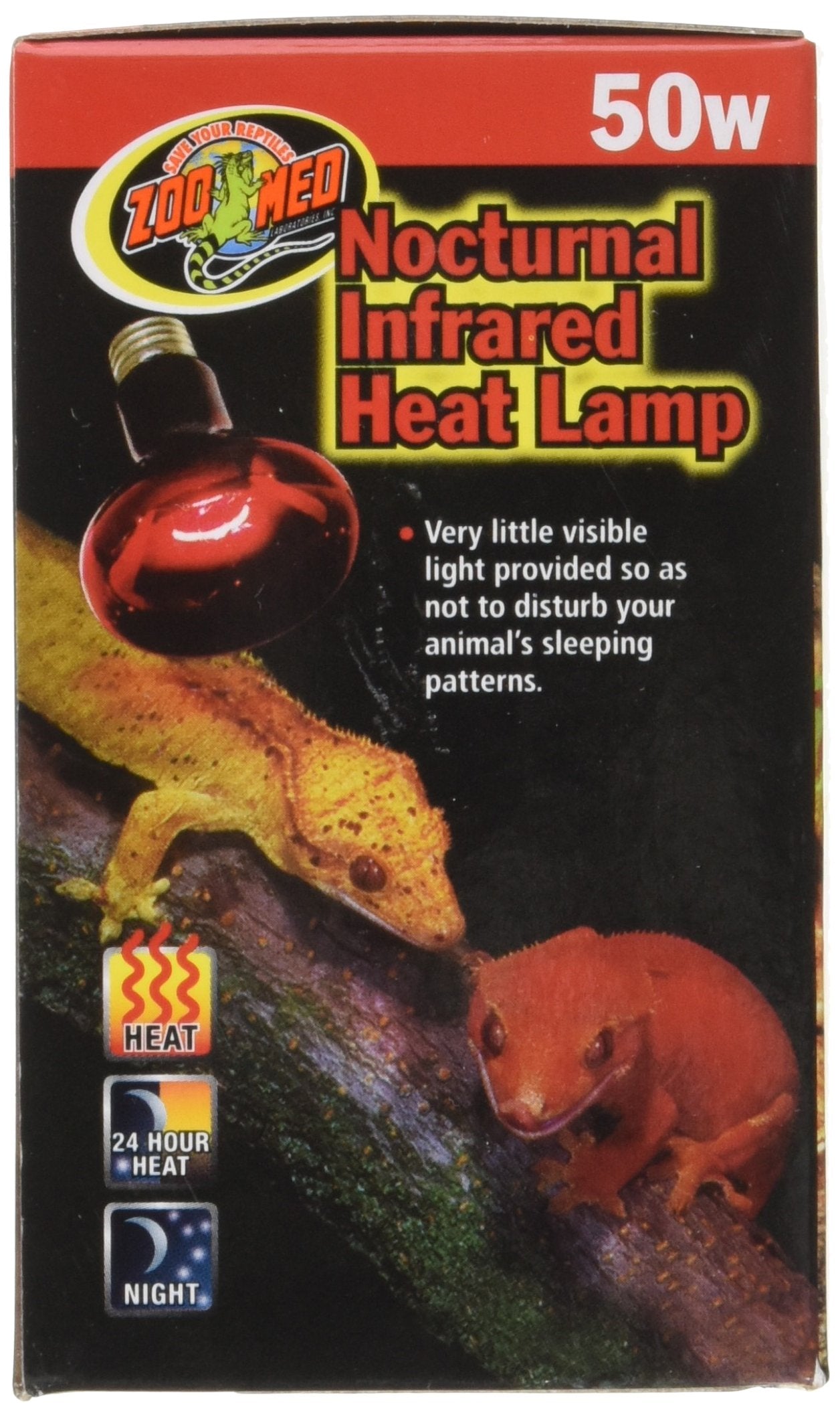 Zoo Med Laboratories Nocturnal Infrared Reptile Heating Lamp - 250 Watt  