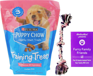 Purina Puppy Chow Healthy Start Salmon Training Soft and Chewy Dog Treats - 7 Oz - Case...