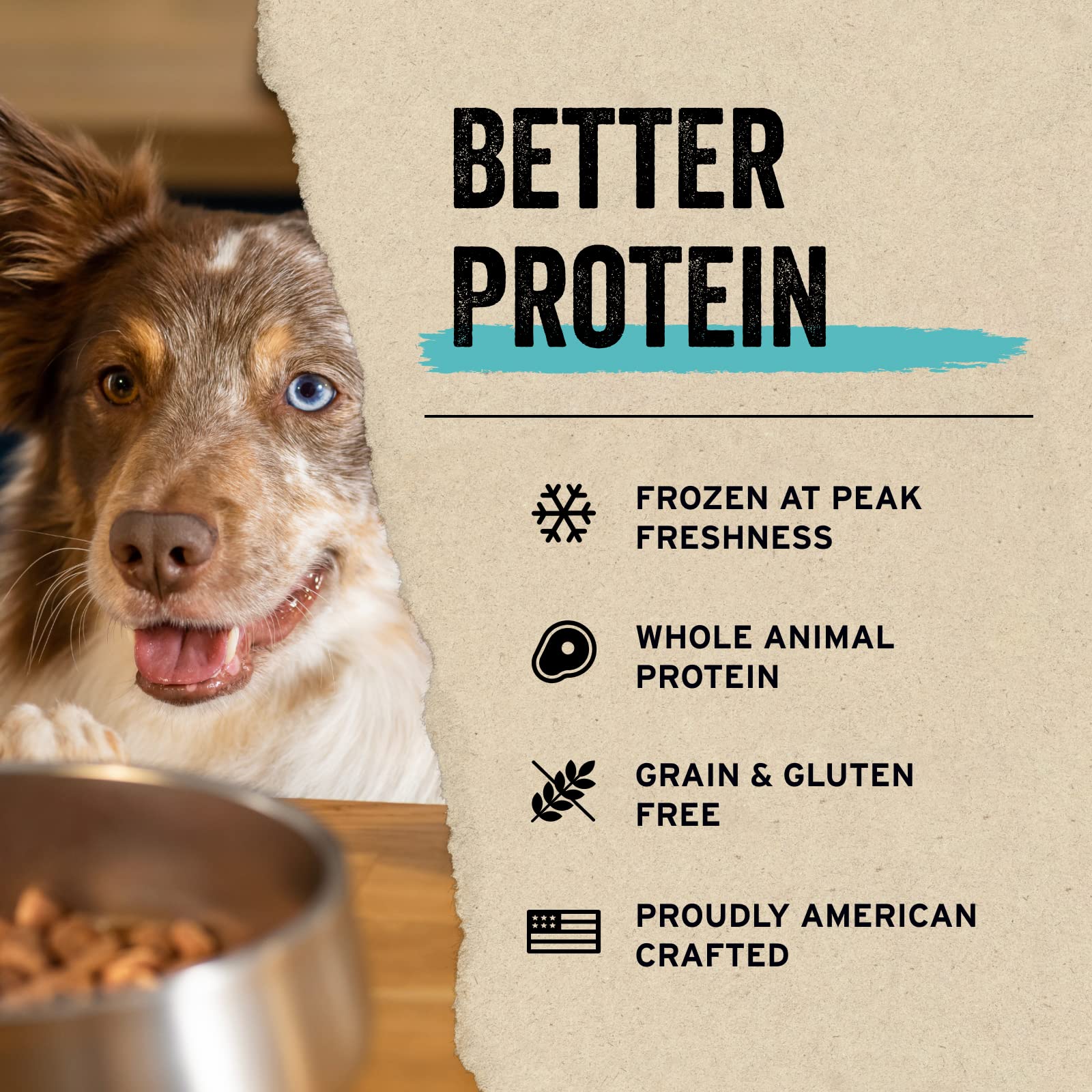 Vital Essential's Grain-Free Beef Bites Freeze-Dried Dog Treats - 2.5 Oz  