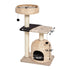 Midwest Nuvo Nest Fine N' Fun Wicker 3-Tier Cat Tree Furniture - Beige  