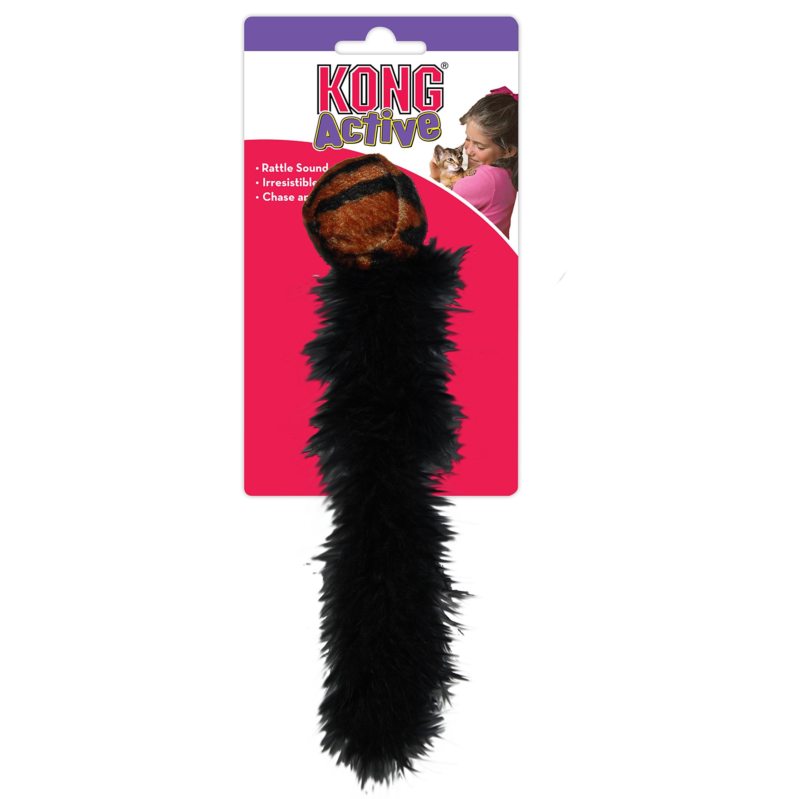 Kong Wild Tails Balla and Feather Catnip Cat Toy  