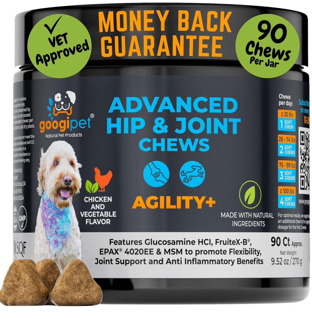 Vet's Best Hip and Joint Advanced Soft Chew Dog Supplements - 4.2 Oz - 30 Count  