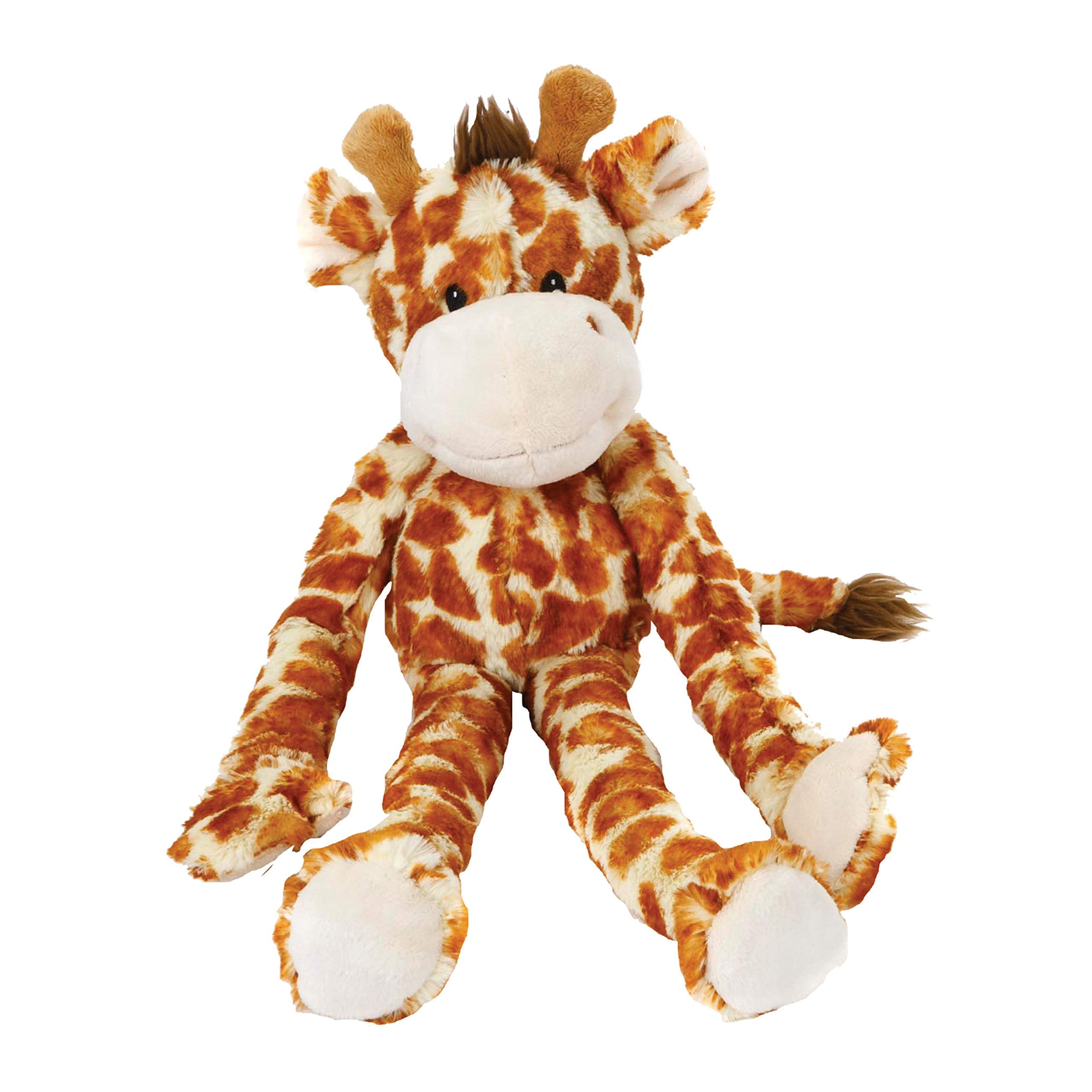 Multipet Swingin' Safari Giraffe Squeak and Plush Dog Toy - 19" Inches  