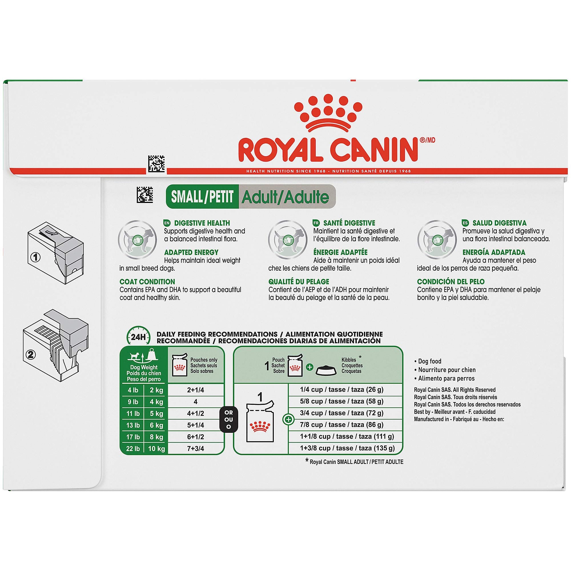 Royal Canin Size Health Hutrition Chunks in Gravy Small-Breed Adult Wet Dog Food Pouch - 3 Oz - Case of 12  