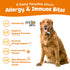 Zesty Paws Aller-Immune Alergy and Immune Support Lamb Flavor Puppy Soft Chew Dog Supplements - 90 Count  