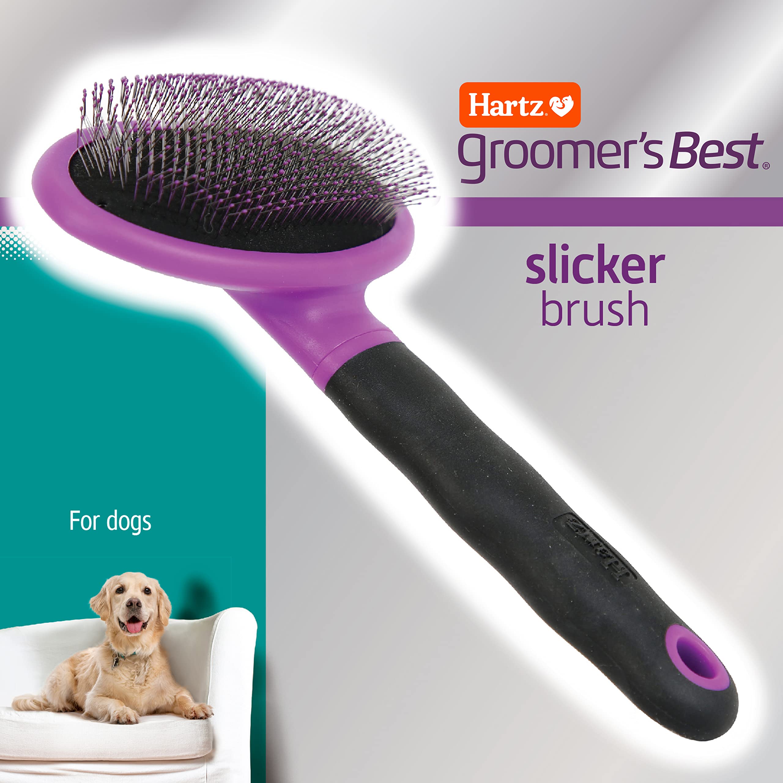 Hartz Mountain Groomer's Best Slicker Dog Brush  