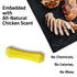 Playology Chicken Scented Squeaky Chew Stick Floating Rubber Dog Toy with Encapsicent Tech - Large  