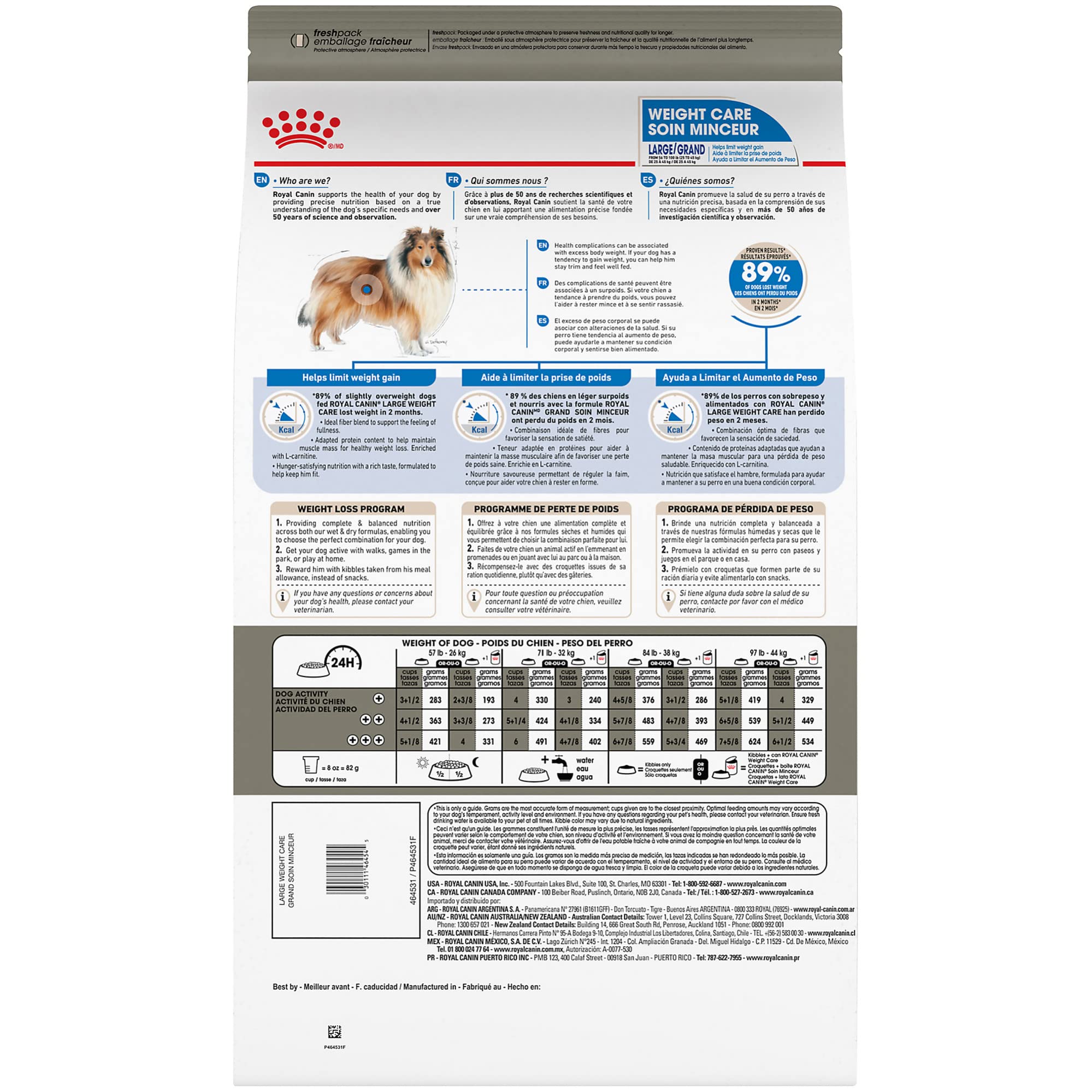 Royal Canin Size Health Nutrition Weight Care Large-Breed Dry Dog Food - 30 Lbs  