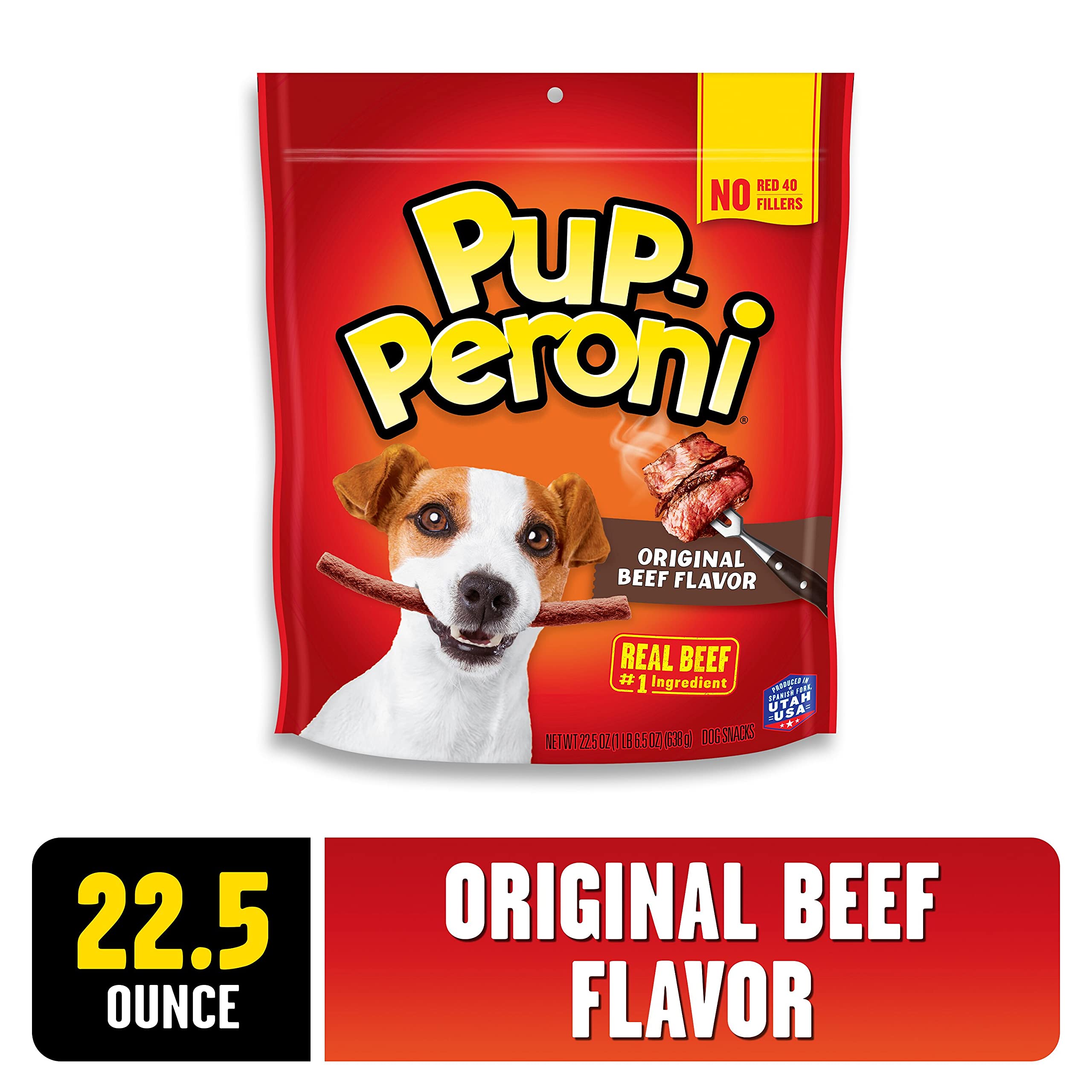 Pup-Peroni Original Beef Flavored Soft and Chewy Dog Treats - 5.6 Oz - Case of 8  