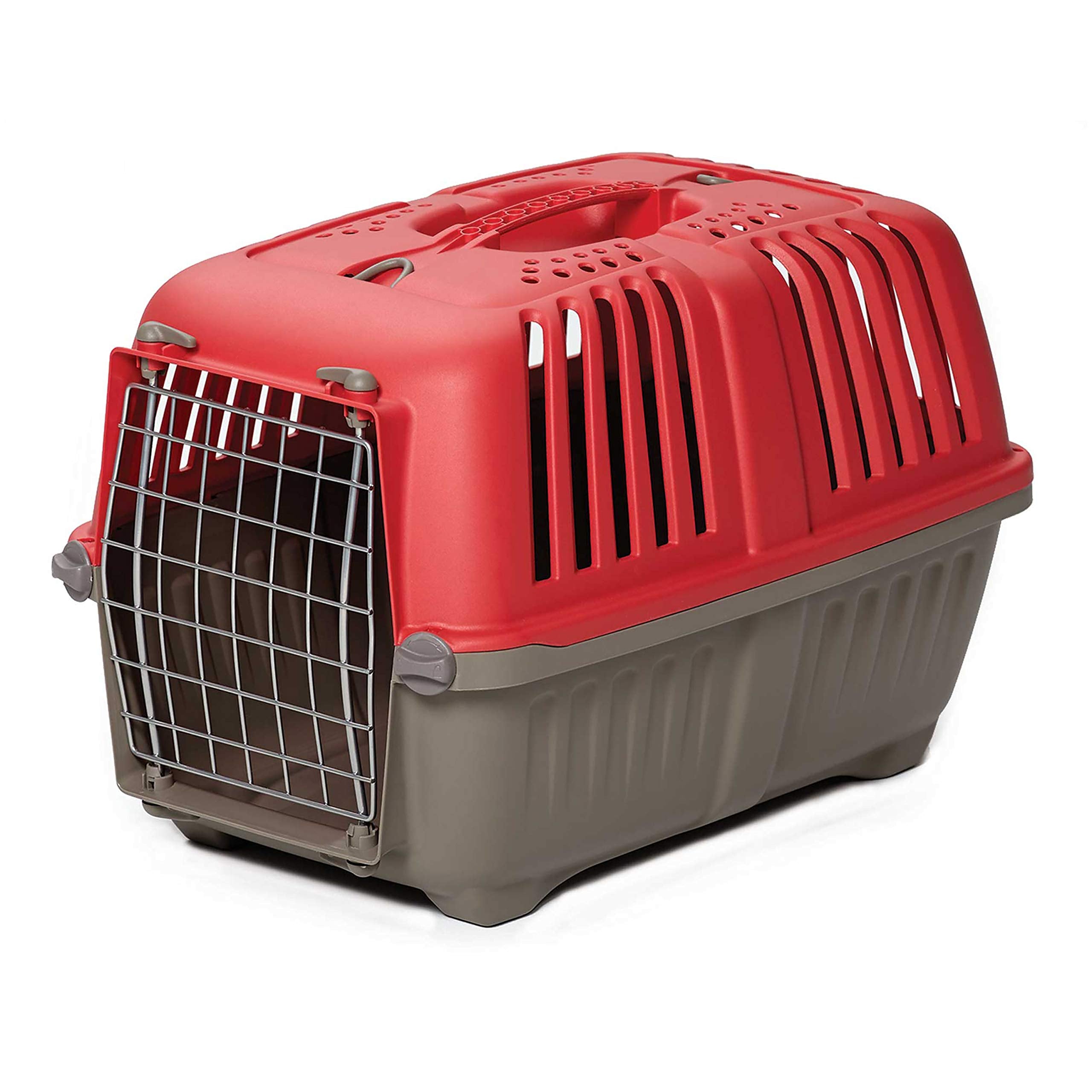 Midwest Spree Hard-Sided Travel Cat and Dog Kennel Carrier - Red - 19