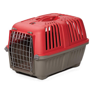 Midwest Spree Hard-Sided Travel Cat and Dog Kennel Carrier - Red - 19" X 12.7" X 12.7" ...