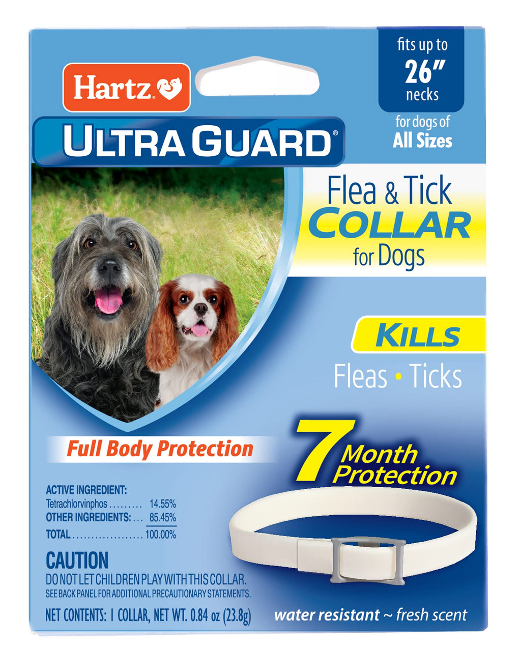 Hartz Mountain Ultra Guard Flea and Tick Collar for Dogs - Large  