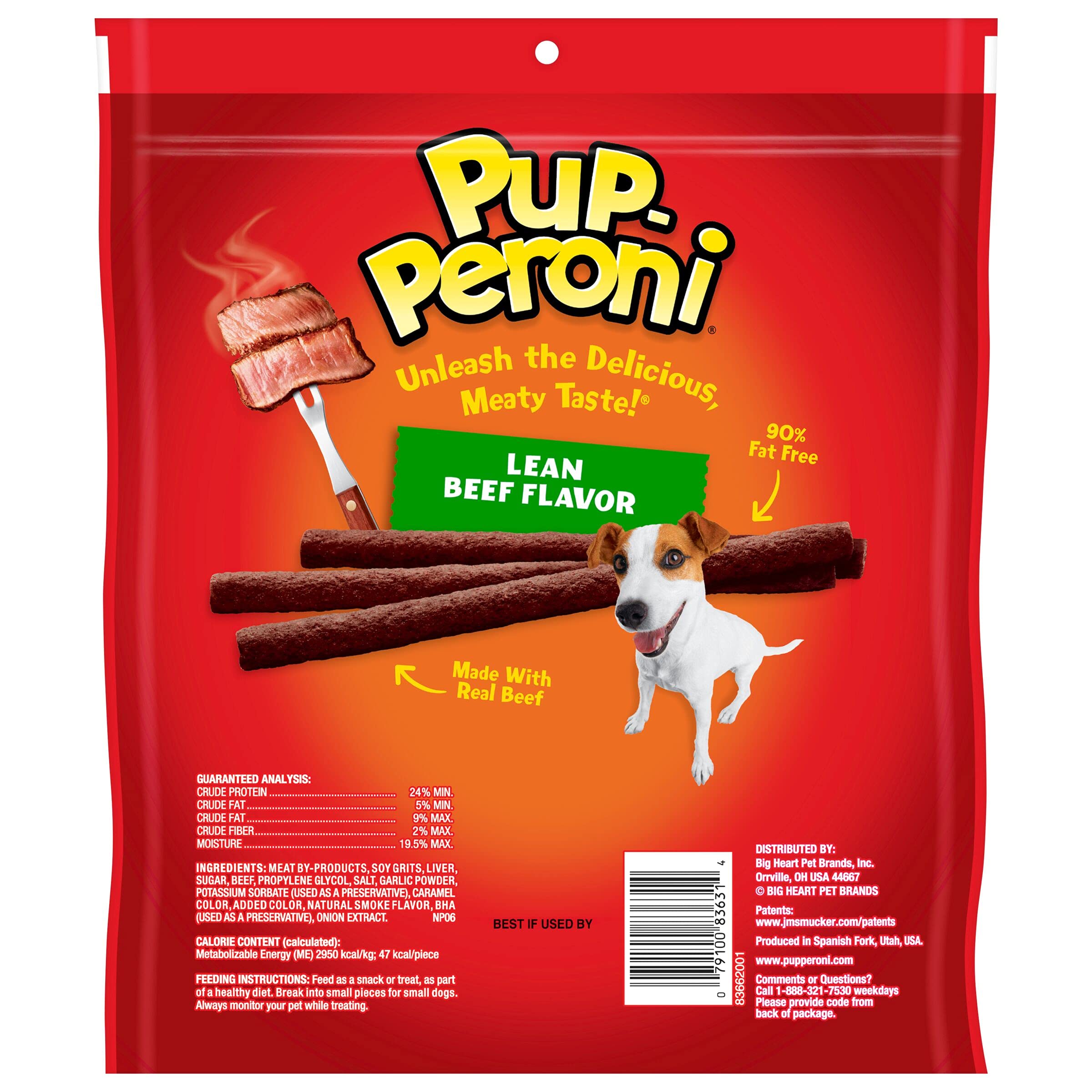 Pup-Peroni Lean Beef Flavored Soft and Chewy Dog Treats - 22.5 Oz  