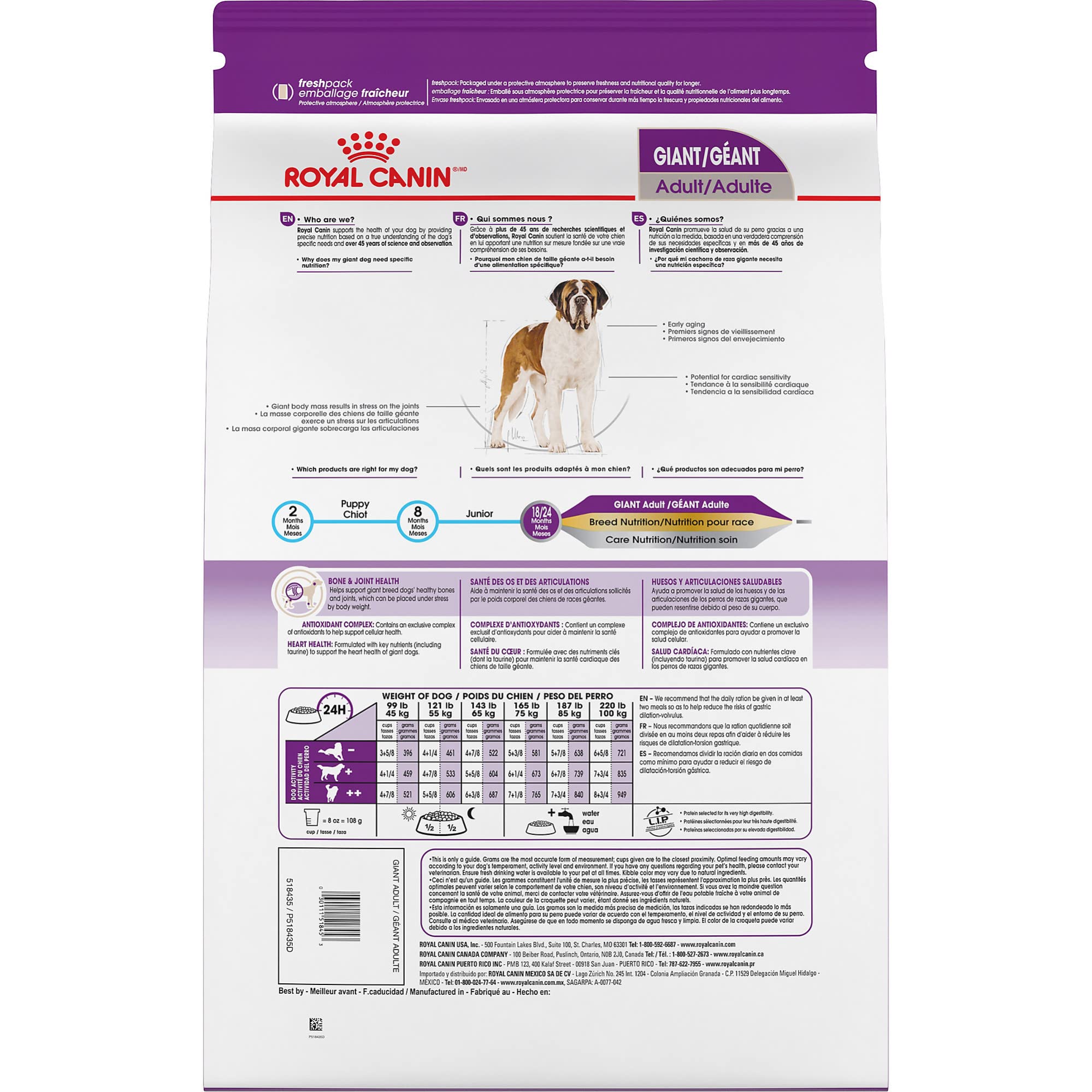 Royal Canin Size Health Nutrition Giant-Breed Adult Dry Dog Food - 30 Lbs  