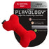 Playology Beef Scented Bone Squeak and Plush Dog Toy with Encapsiscent Technology - Medium  