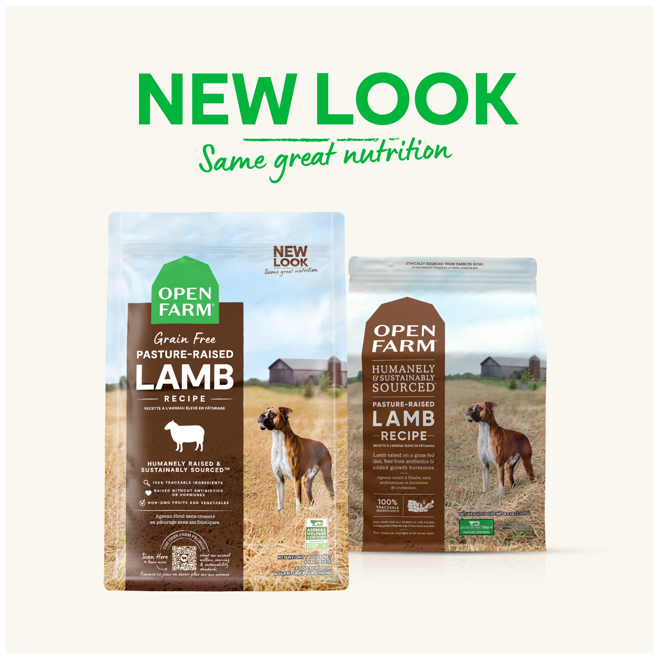 Open Farm Grain-Free Pasture-Raised Lamb Recipe Dry Dog Food - 11 Lbs  