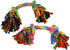 Multipet Nuts for Knots Dual-Knotted Rope Dog Toy - Assorted - 20" Inches  